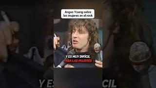 AC/DC Angus Young y la FALTA DE MUJERES en el ROCK