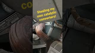 Remove your cats... easy #mechanic #catalyticconverter