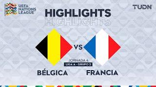 HIGHLIGHTS - Bélgica vs Francia | UEFA Nations League 2024 | TUDN