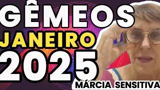 🟠GÊMEOS JANEIRO 2025/PREVISÃO MÁRCIA SENSITIVA/CORTE CANAL #marciasensitiva #gêmeos