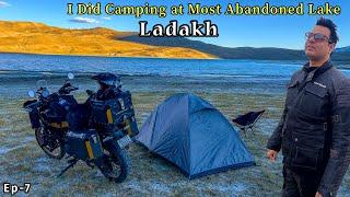 Solo Camping at Most Abandoned Place in Ladakh Before Tso Moriri