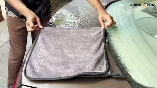 ShineXPro Microfiber Car Cleaning Cloth - OG Soft 500 GSM Extra Large (35x75 CM) Microfiber Cloth