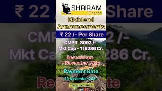 Shriram finance latest news, Shriram finance share, Shriram finance share analysis, #dividendstocks