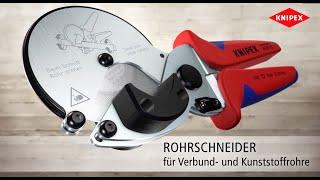 90 25 25 KNIPEX Rohrschneider für Verbund- und Kunststoffrohre