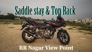 Pulsar 220f | Saddle Stay and Top Rack for Touring | Bajaj Pulsar 220f