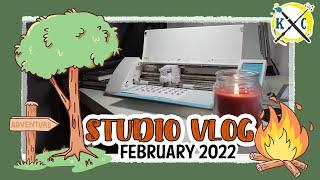 February STUDIO VLOG | Pop Up Sticker Shop | Kallerhult Creations