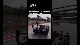 Race Cars Switching from Electric to Gas