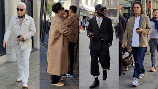 Mens Street Fashion Trends 2024. What Men Are Wearing on the Streets in London.