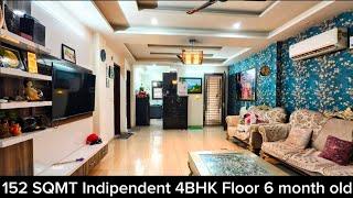 6 month old Resale independent 4 BHk Floor 152 SQMT in #vasundhara #independentfloor #4bhkforsale