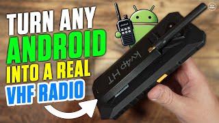 Turn ANY Android Into A REAL VHF Two Way Radio Transceiver