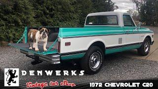 1972 Chevrolet C20 Truck Custom Cab - Denwerks - Chevy