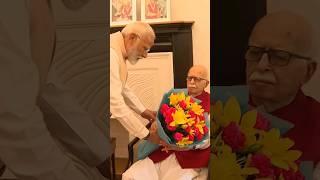 PM Modi meets Bharat Ratna LK Advani ji in New Delhi | #shorts