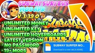 Update! Subway Surfers 3.39.0 Mod Apk Unlimited Money Unlimited Key Unlocked All Latest Version 2024