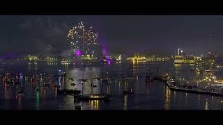 Kieler Woche 2024 AIDA Feuerwerk