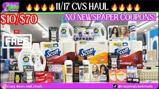 11/17 CVS HAUL NO NEWSPAPER COUPONS (CVS Digital Deals) $10/$70 FREEBIE & NEW GLITCHES #cvsdeals