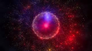 4K Particle Ring Galaxy ~ Relaxing Meditation Background ~ AA-vfx
