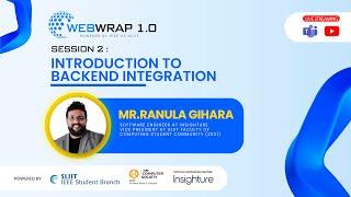 Introduction to Backend Web Development | WebWrap 1.0 Session 02