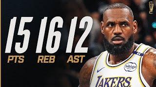 LeBron James DROPS FOURTH Straight Triple-Double! | November 15, 2024