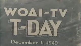 WOAI-TV Channel 4 signs on 75 years ago today as San Antonio's first television station