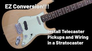 Install Telecaster Pickups and Wiring in a Stratocaster