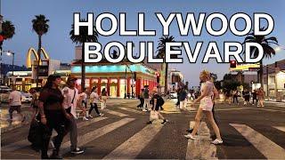 LOS ANGELES Walking Tour [4K] - HOLLYWOOD BOULEVARD