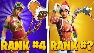 10 Best TRYHARD Christmas Skin Combos In Fortnite!