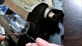 Clear Practice Tumbler Lock Open with a Hook Pick