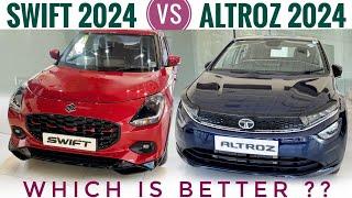 Tata Altroz vs Swift 2024 New Model | New Swift 2024 vs Tata Altroz 2024 | Tata Altroz Base Model