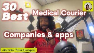 List of 30 Medical Courier Companies to make $2400 Weekly with Car, SUV, Van