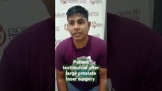 #laserprostatesurgery #shorts #testimony #ThuFLEP