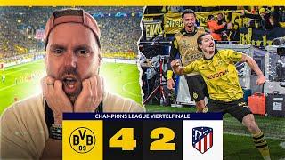 HALBFINALEEEEE  ESKALATION!!!  | Borussia Dortmund vs. Atlético Madrid 4-2 | STADION-VLOG