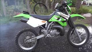 KDX200 Stock Exhaust Vs FMF