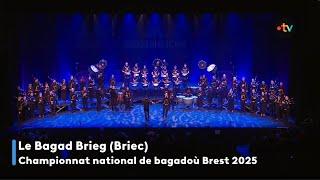 Bagad Brieg (Briec) au championnat des bagadoù 2025