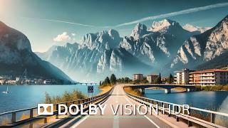 DRIVING IN ITALY  4K Dolby Vision HDR - A Road Trip To LECCO , Lake Como