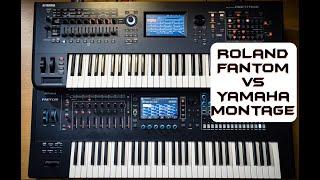 Roland Fantom vs Yamaha Montage | No Talking |