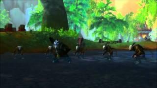 Mists of Pandaria: Pandaren monk fighting animations