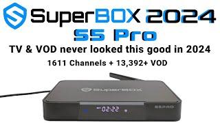 SuperBox S5 Pro Live TV Android 12 TV-Box – Neue Ausgabe 2024