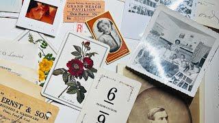 Junk Journal Vintage Starter Ephemera Packs. 1800 paper & cool pieces to decorate a vintage journal