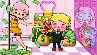 My Dad Took All The Money To Give To Another Woman | Toca Life Story | Toca Boca