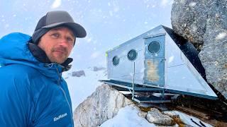 Overnight Lonely shelter in the mountains