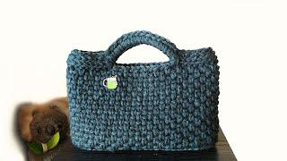 코바늘 가방│다이소 뜨개실로 토트백 가방 뜨기ㅣ동백이가방 DIY Crochet Bag