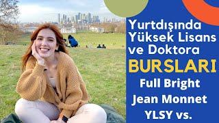 Yurtdışı Yüksek Lisans ve Doktora Bursları‍ En iyi 7 Burs  İngiltere, Amerika ve daha fazlası