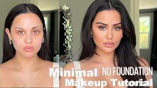 Minimal No Foundation Makeup Tutorial l Christen Dominique