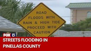 Hurricane Helene: Streets flooding in Pinellas County