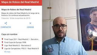 EL MAPA DE LOS ROBOS DEL REAL MADRID - David Valdearenas