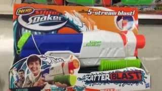 NERF Super Soaker "Scatter Blast" Water Shooter Gun Toy / Toy Review