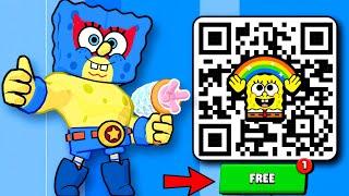 CLAIM NOW  SPONGEBOB MEGA EVENT GIFTS QR CODE 