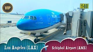 Amazing KLM Boeing 777-300er Review | Best Economy Class | Los Angeles - Schiphol Airport | Depictaè