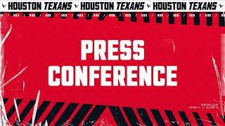 LIVE: Houston Texans Head Coach DeMeco Ryans and players address the media