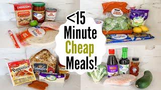 EASIEST 15 Minute Meals | Super FAST Dinner Ideas You'll LOVE! | Julia Pacheco